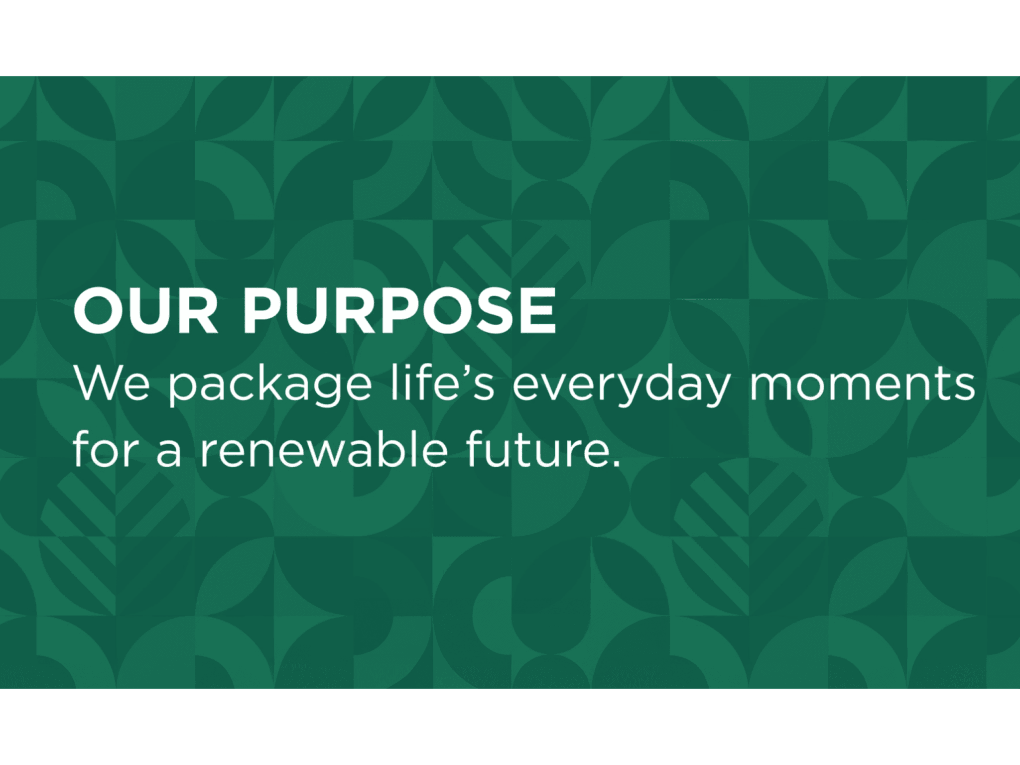 Graphic Packaging lance une déclaration d’intention pour dévoiler son engagement envers la planète et les personnes que nous servons pour un avenir renouvelable. 