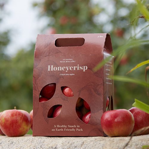 Emballage à base de fibres ProducePack pour pommes