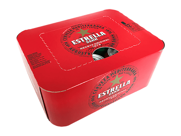 Estrella Damm passe aux emballages à base de fibres pour remplacer le film rétractable