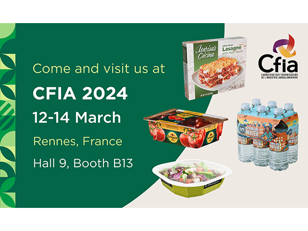 Venez nous rendre visite au Carrefour des fournisseurs de l'industrie agroalimentaire (CFIA) pour découvrir nos dernières innovations en matière d'emballage pour biens de consommation en carton plat.