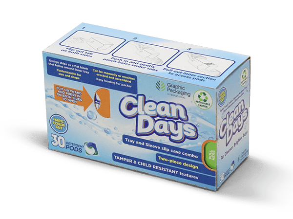 Emballage pour lessive CleanClose