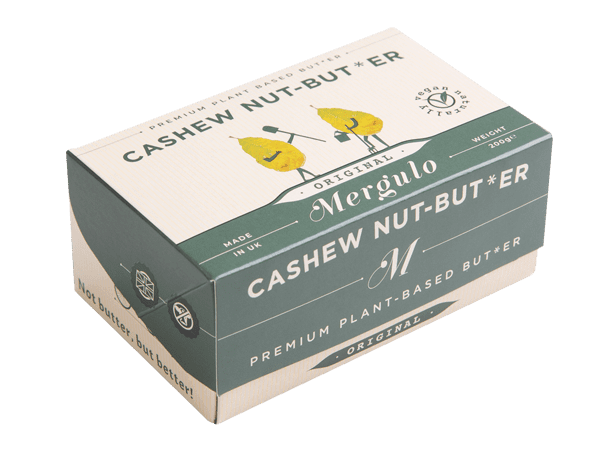 Le producteur de beurre végétal Mergulo a collaboré avec Graphic Packaging International pour créer un emballage en carton plat adapté à son usage.