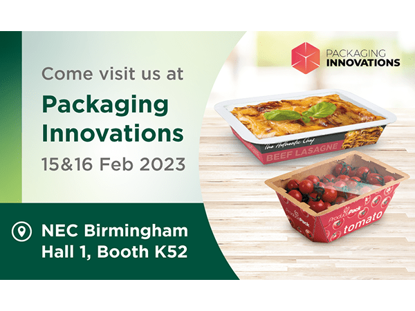 Joignez-vous à Graphic Packaging International à Packaging Innovations 2023, avec PaperSeal et barquette ProducePack